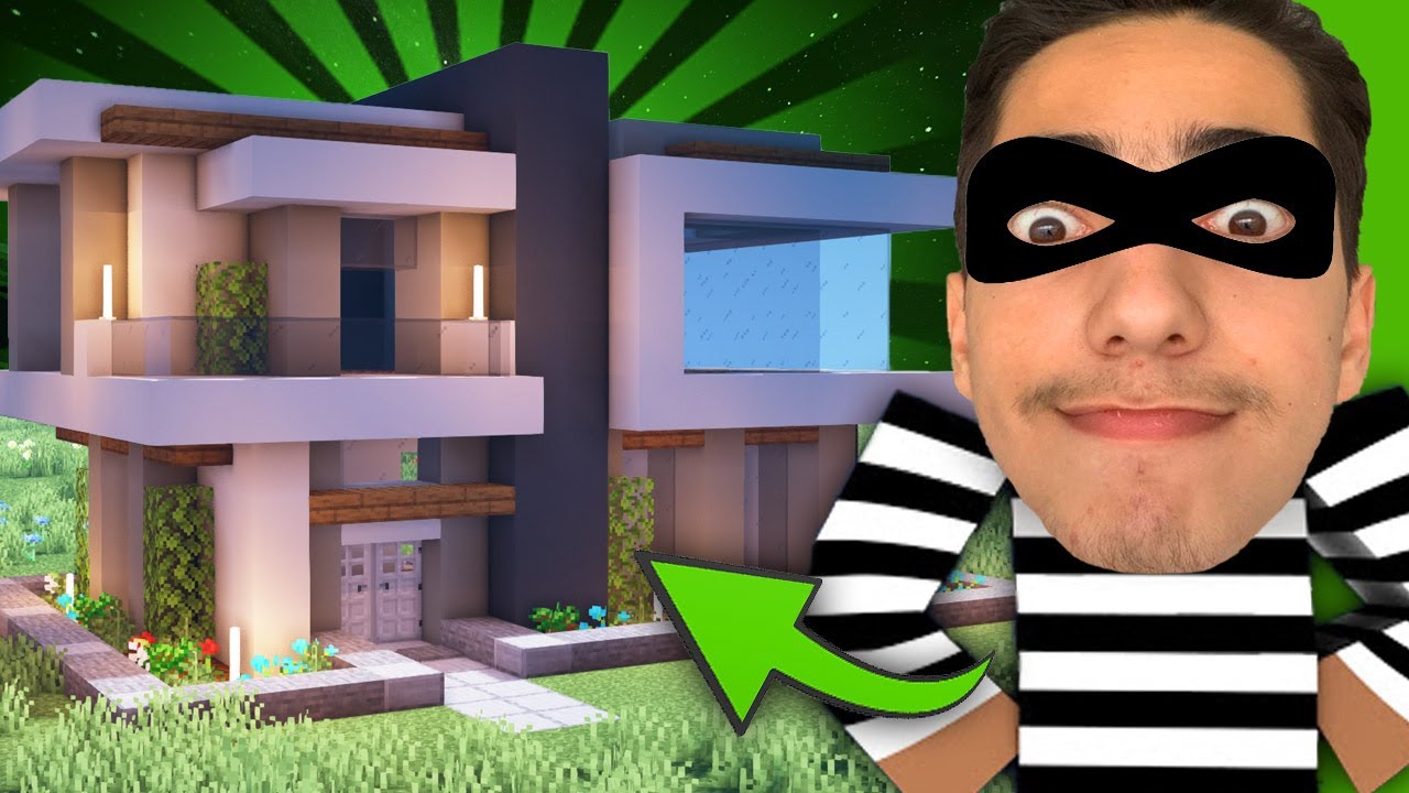 اولین خونه لاکچری ماینکرافت امونو ساختیم 😍🏡 Minecraft Modern House