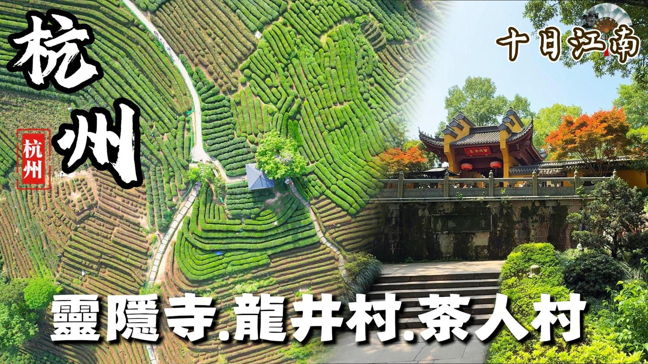 《十日江南》 杭州靈隱寺篇（ENG SUB) |人山人海的靈隱寺，後山卻藏著這樣寧靜的禪意！｜只知道龍井茶嗎？那你一定沒看過它的故鄉有多美！