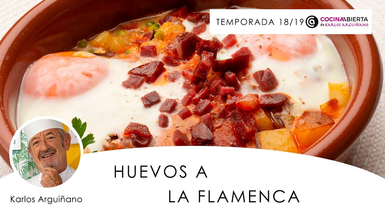 HUEVOS a la FLAMENCA 🥚🍽️ La receta más FÁCIL de Karlos ARGUIÑANO 📺 👩🏻‍🍳 Programa completo