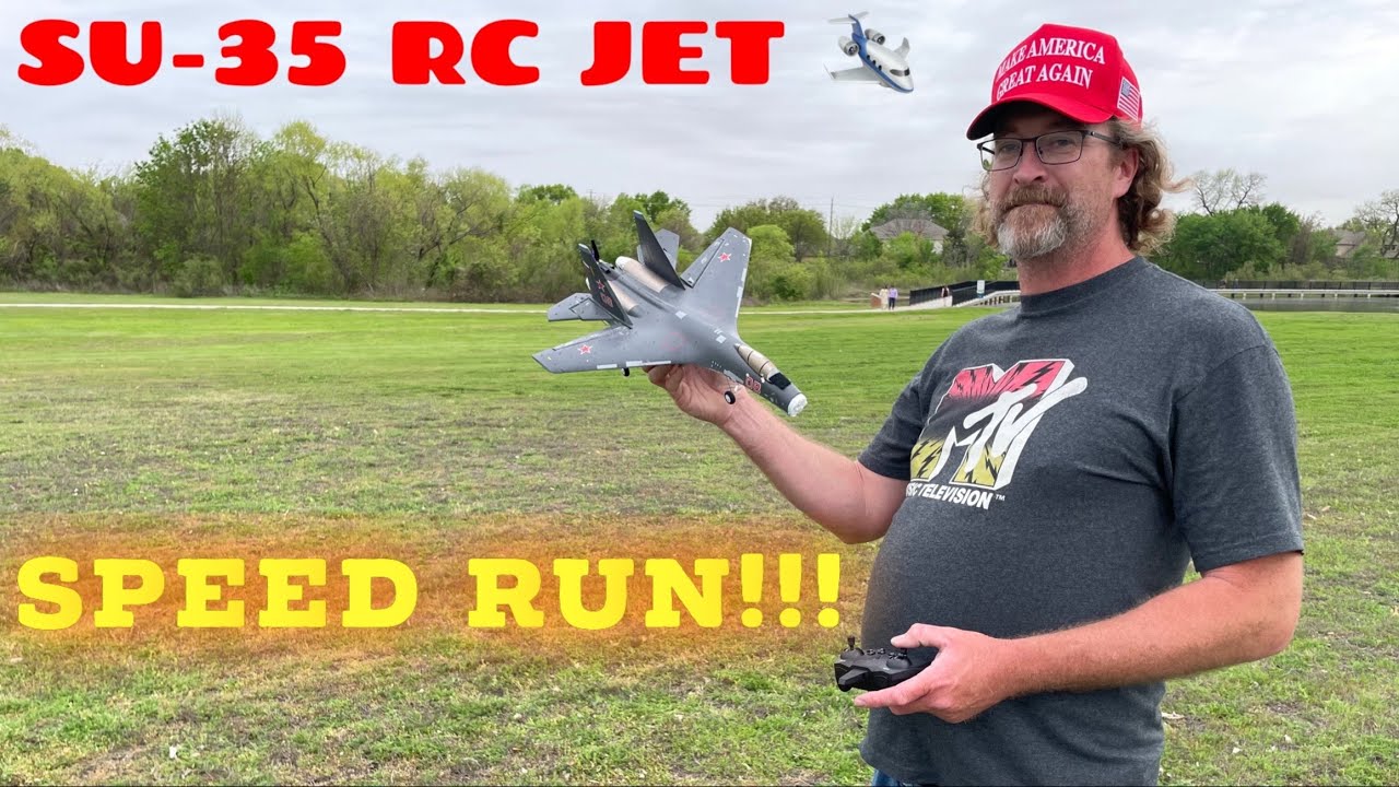 SU-35 RC JET PLANE SPEED RUN #rc #aviation #rcplane