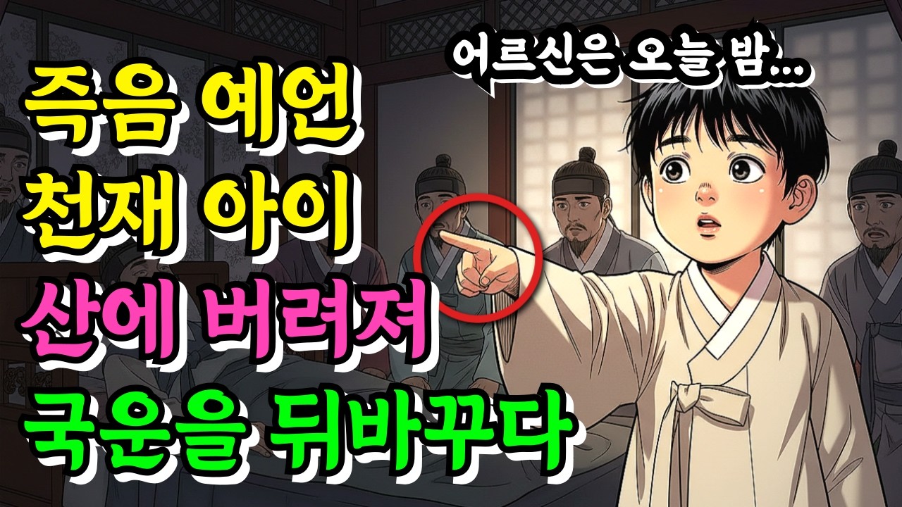 산에 버려진 천재 아이, 조선의 국운을 뒤바꾸다 |  야담 옛날이야기 오디오북 수면동화 전설 민담 설화 사연