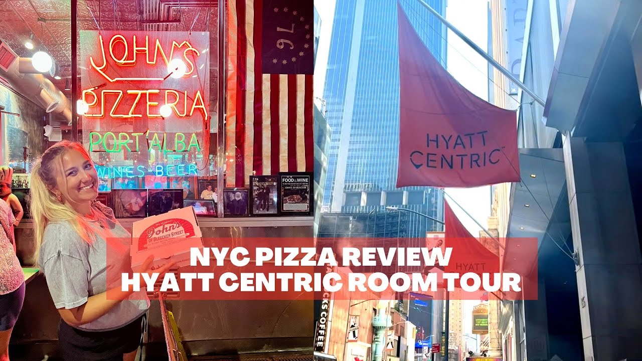 John's of Bleecker Pizza | Hyatt Centric Times Square Room Tour | Barstool's Best Rated Pizza | NYC