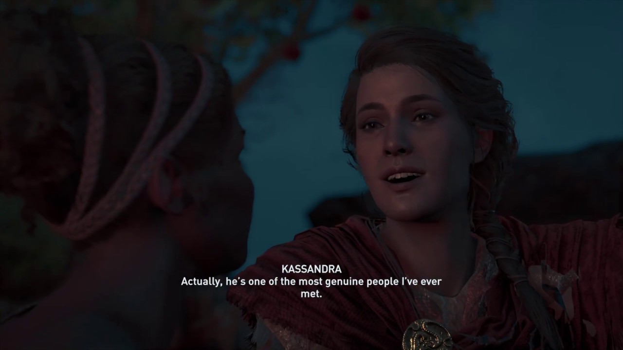 Assassin's Creed Odyssey - Kassandra/Roxana romance scene