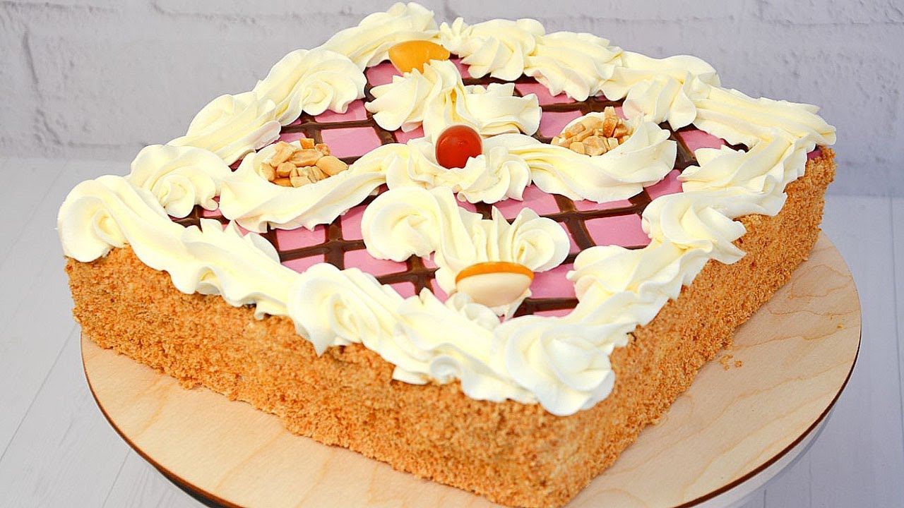 🎀 ТОРТ «АБРИКОТИН»—ВКУС ДЕТСТВА С РОЗОВОЙ ПОМАДКОЙ! Нежный крем, рассыпчатое тесто и аромат кураги 🍑