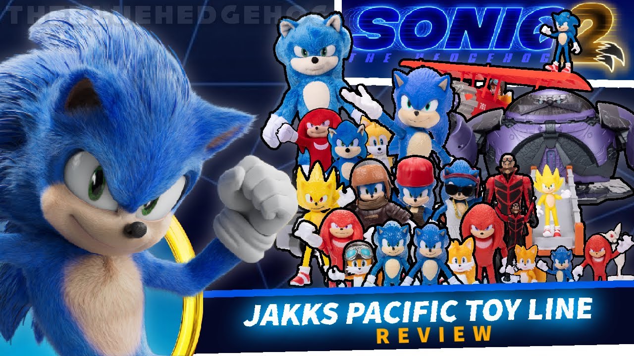 Sonic the Hedgehog 2 Jakks Pacific Toy Line Review (Figures, Plushes, Playsets)