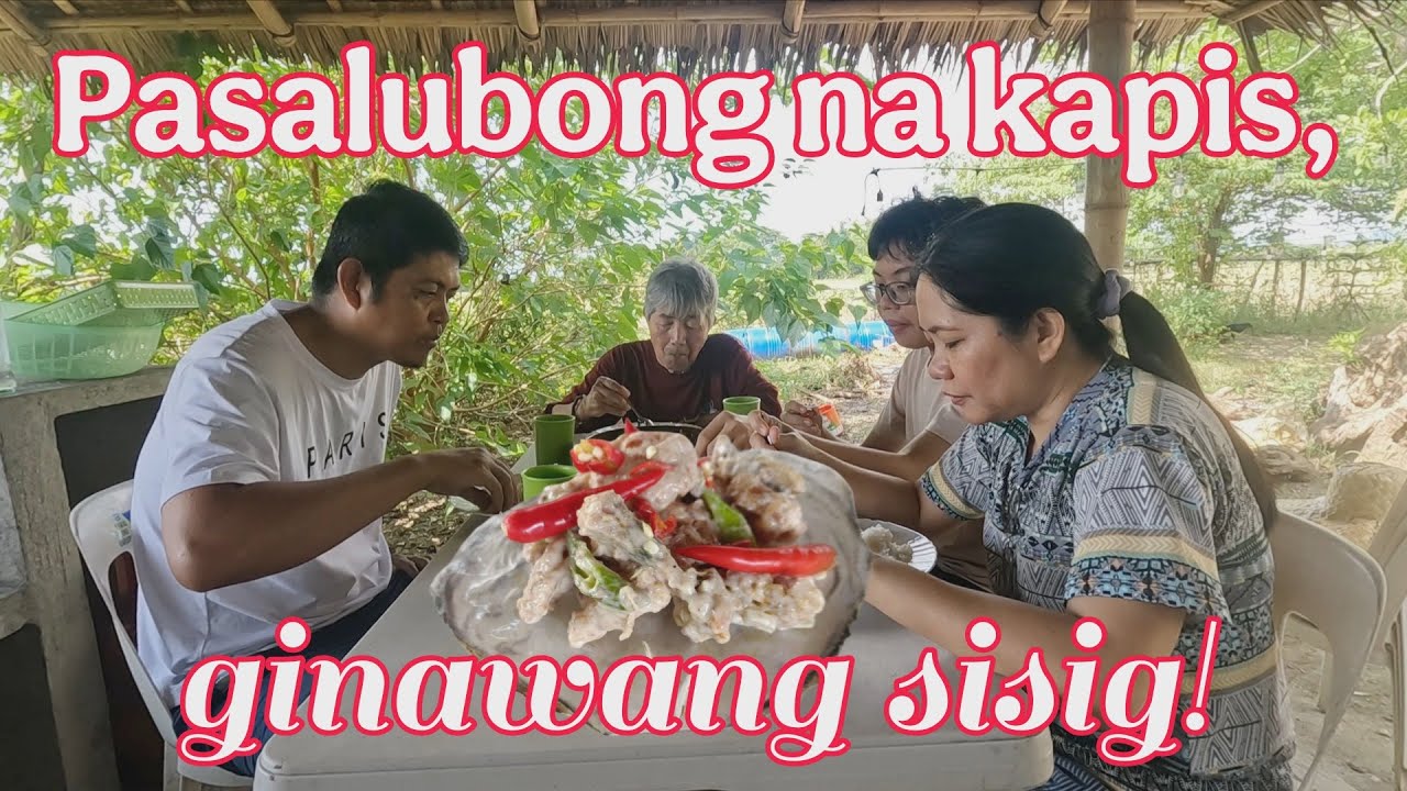 VLOG 557: PASALUBONG NA KAPIS, GINAWANG SISIG