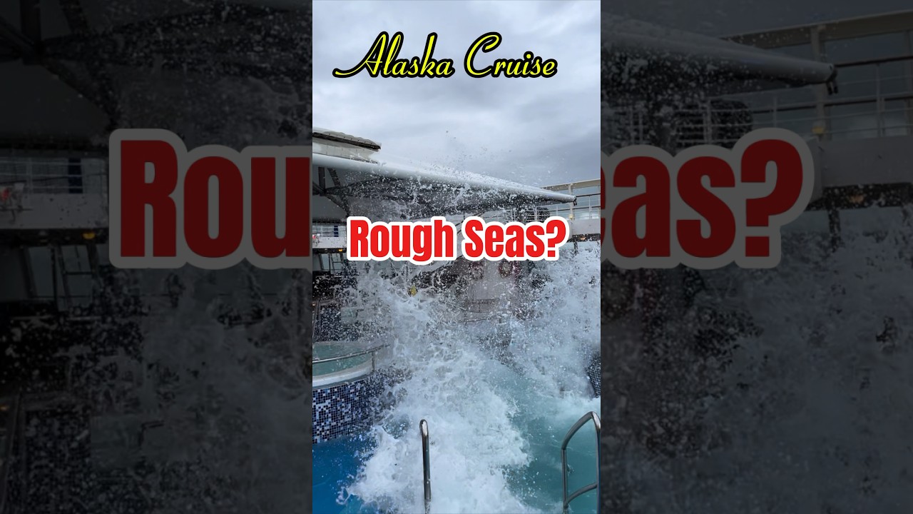 ALASKA Cruise SHIP In Rough Seas | June 2024 #cruise #cruiseship #travel #ncl #shorts