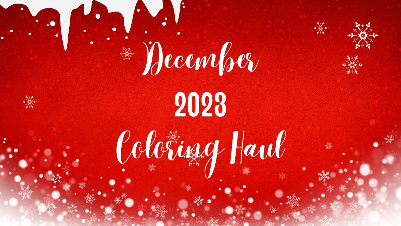 December 2023 Haul
