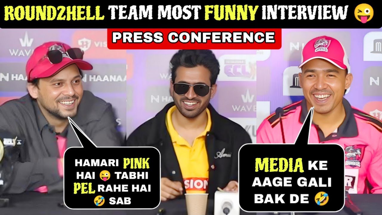 ECL @Round2hell TEAM MOST FUNNY 😜INTERVIEW |ZAYN WASIM & WASIM  🤣 | RAJASTHAN VS LUCKNOW