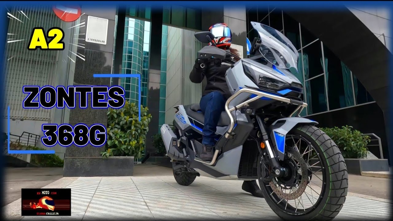 En moto con Elena Calleja: Prueba Zontes 368G 2025