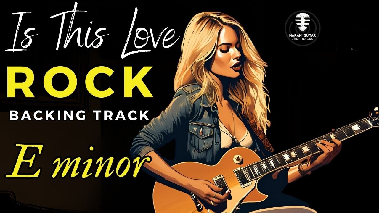 Rock backing track Whitesnake style Is This Love - Jam in e minor