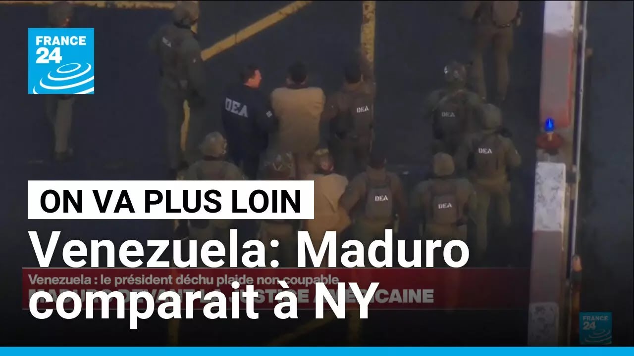 Venezuela: Maduro comparait à New York • FRANCE 24