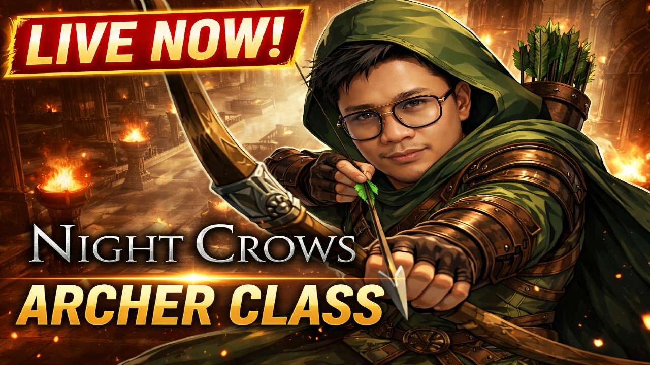 🔴LIVE NIGHTCROWS:LAST 35 BEST STREAMER COUPONS LEFT🔴DAY 2 ARCHER NO.1 #nightcrows