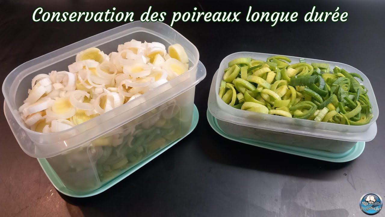 TUTORIEL Congélation : Astuce pratique pour CONSERVER ses POIREAUX longtemps 💡❄️ 👍