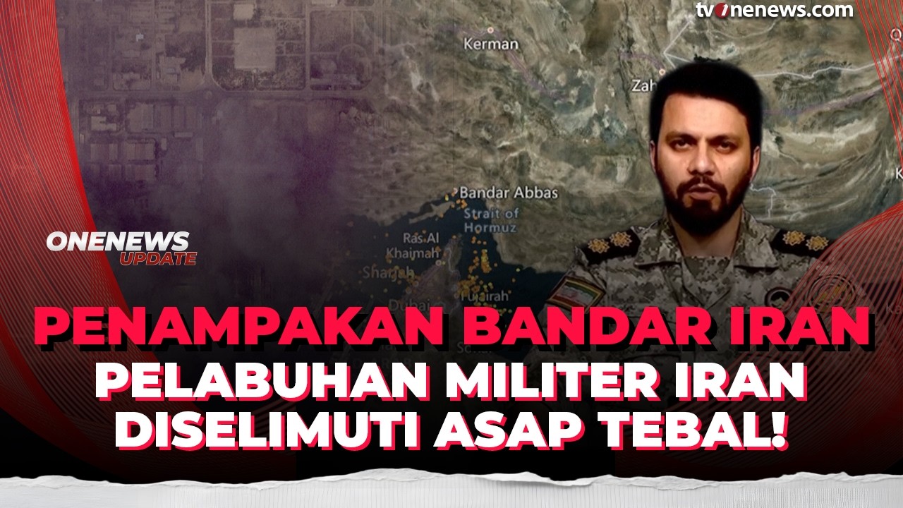 Penampakan Bandar Abbas Diselimuti Asap Hitam Usai Serangan Udara | OneNews Update