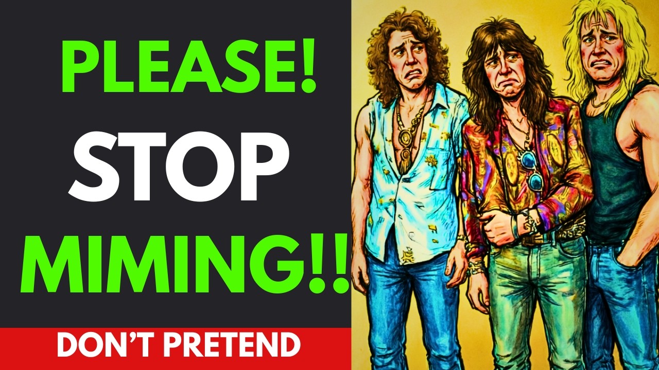 15 Rock Bands CAUGHT Lip Syncing On Stage