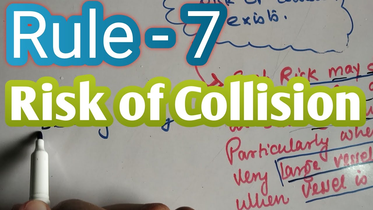 Rule 7 - Risk of Collision . Rule of Roads