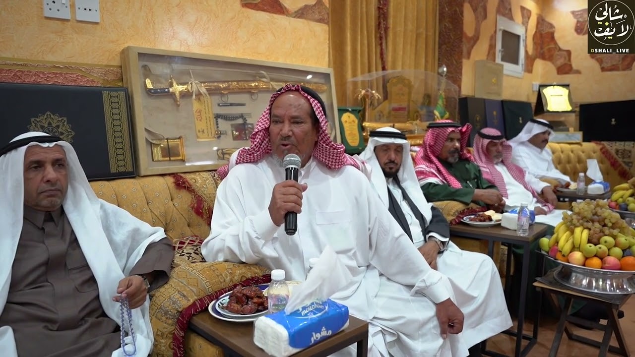 حفل زيارة الشيخ : منصور بن علي شيخ فبيلة الهجاهجه ومرافقيهلـ عبيد بن غالب الهايفي الشلوي
