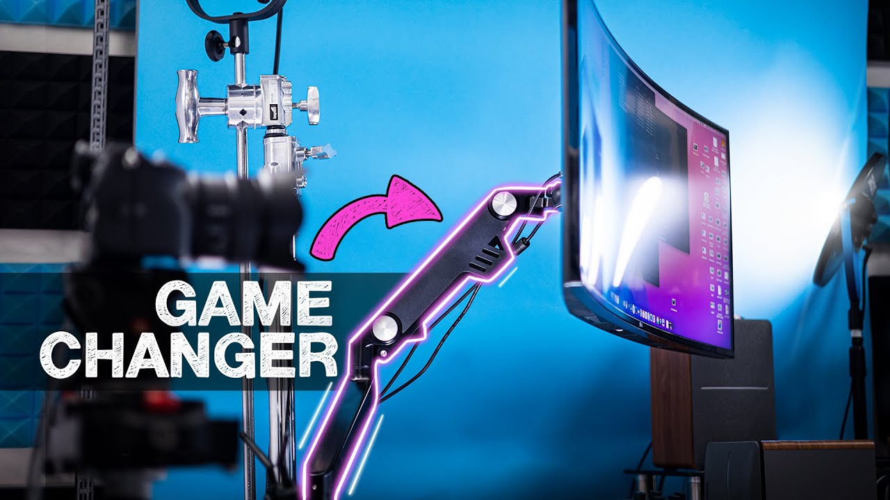 The Perfect Desk Upgrade - Super Strong Monitor Arm!