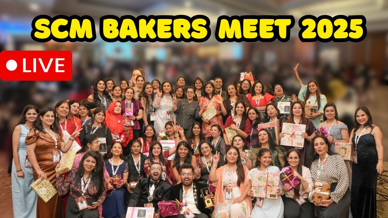 Live from SCM bakers meet 2025‼️🤩|#sangeetascookingmantra #bakersmeet #bigevent #bigday #trending 