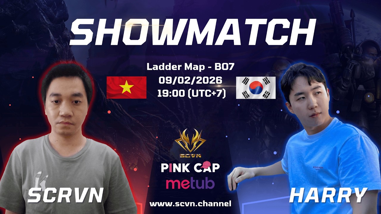 [Full] Showmatch SCRVN (T) vs Harry (P) | Ladder map BO7