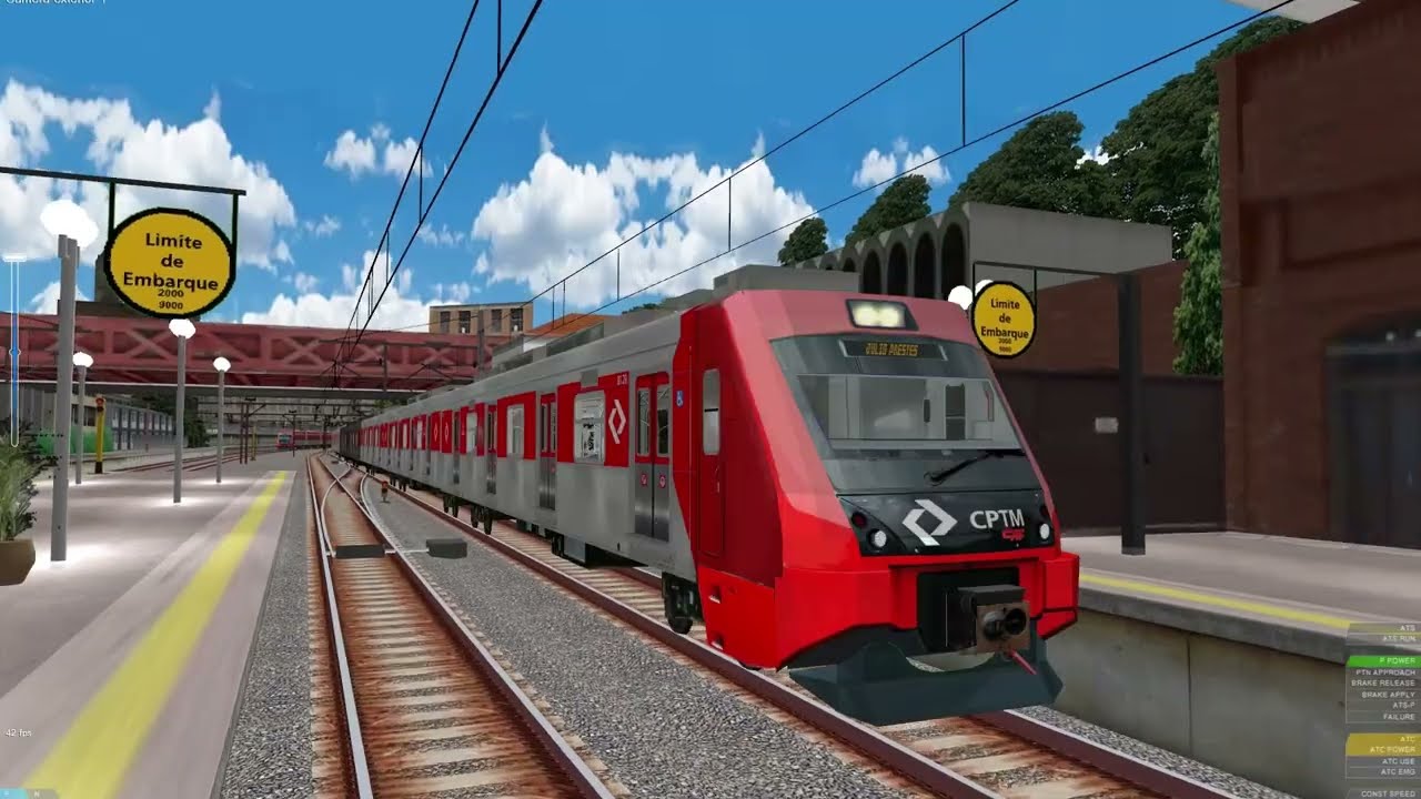 Linha 11 - Coral Expresso Leste (Luz - Guaianazes) / Série 8000 CPTM | Openbve | Gameplay PT-BR