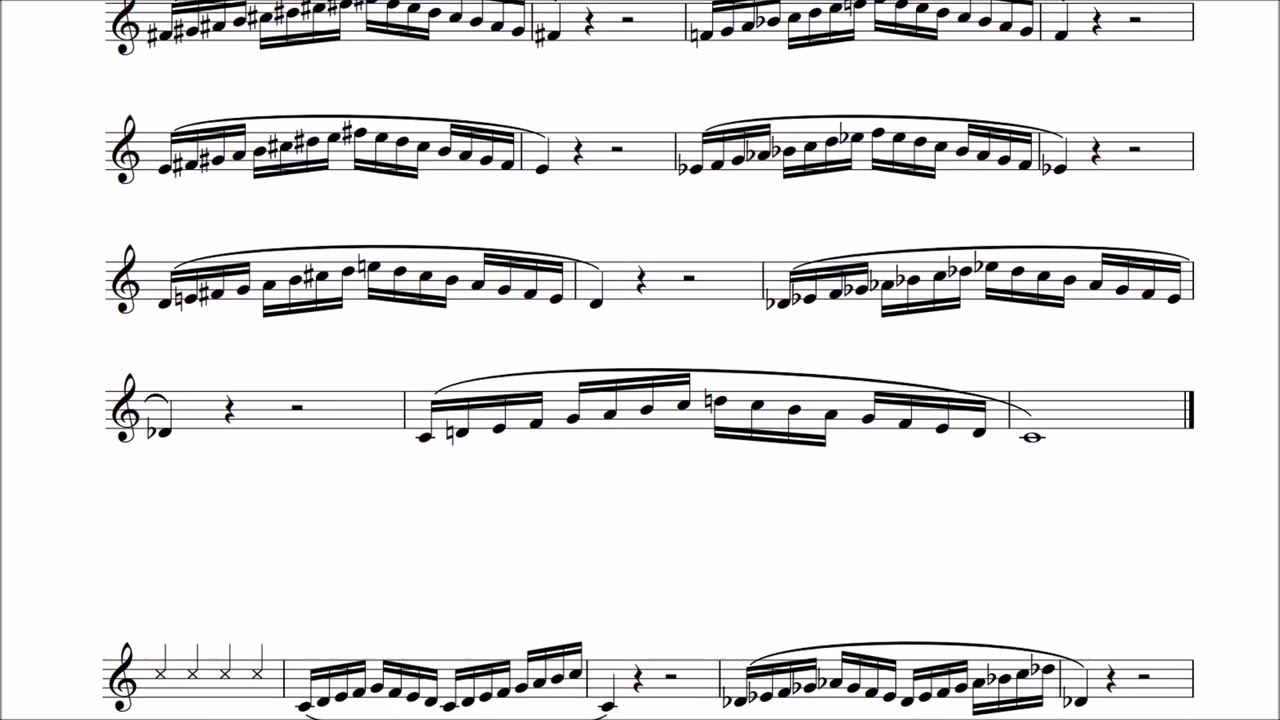 Clarinet WARM-UP Play-Along - Scales