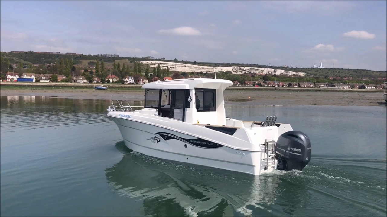 Boat Club Trafalgar take their Beneteau Barracuda 7 Fishing Boat out for a Sea Trial