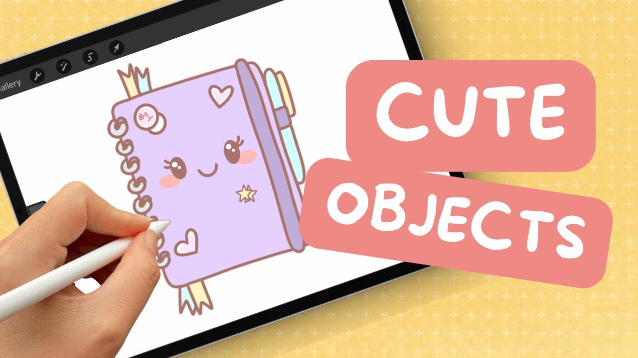 Master Drawing Cute Objects in the Kawaii Style 🩷 Procreate Tutorial for Beginners