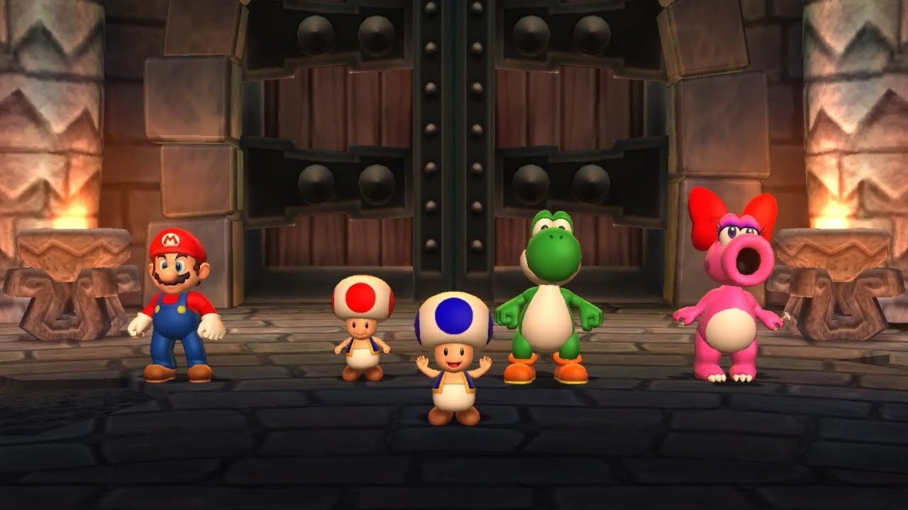 Mario Party 9 Boss Rush #1 Mario vs Toad vs Yoshi vs Birdo Master Difficulty