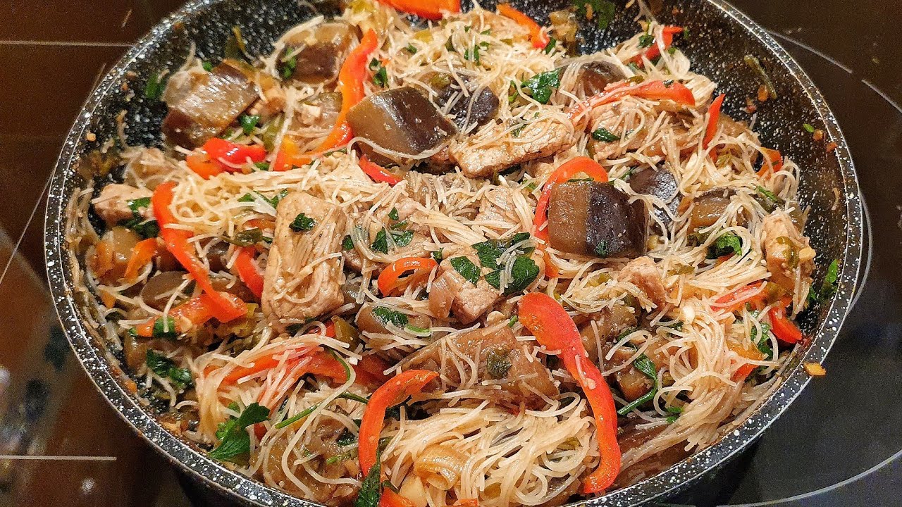 FUNCIOZA cu vinete şi carne! ФУНЧОЗА с баклажанами и мясом!  #Florentina David