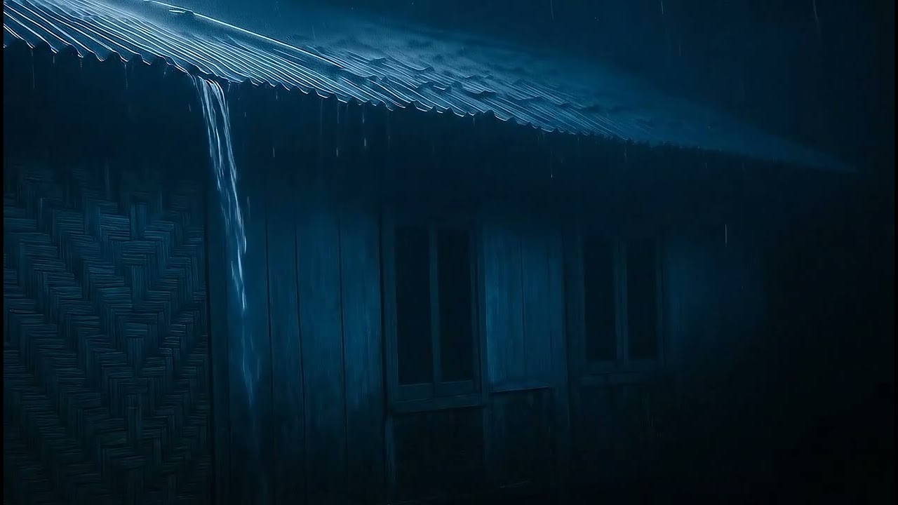 The Secret to Sleep Well with Torrential Rain & Thunder Growled on a Rickety Tin Roof in the Farm