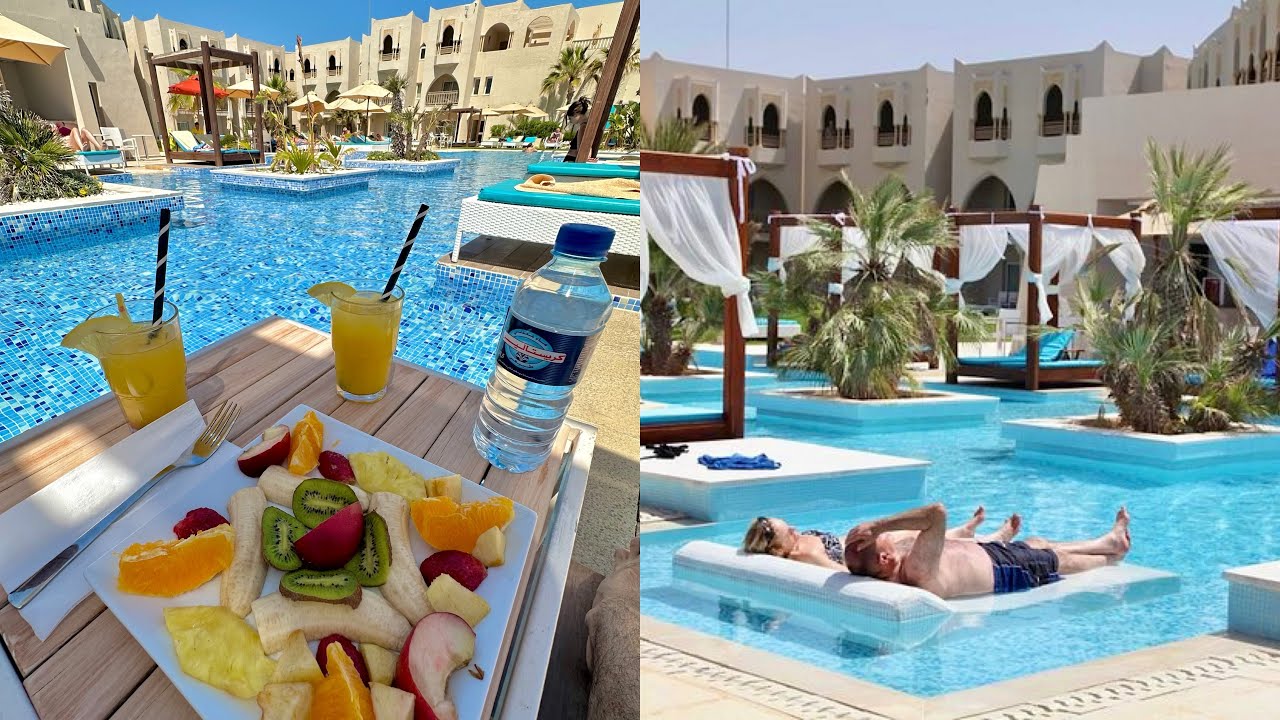 قضيت أسبوع في جزيرة جربة بتونس🇹🇳 فندق خمس⭐️ الأسعار الأكل كل التفاصيل صيف 2024 🏝️Best Hotels Tunisia