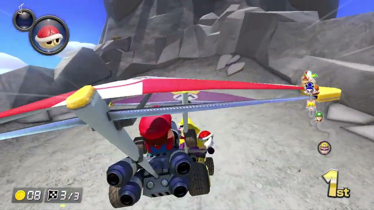 Mario Kart 8 Deluxe Gameplay to sleep to (Mirror) Acorn Cup Wario