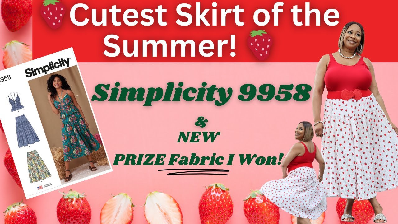 THE BEST SUMMER Make EVER! I WON A SEWING CHALLENGE PRIZE! Simplicity 9958!