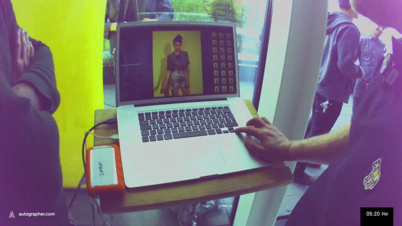 Rankin photo shoot for Autographer
