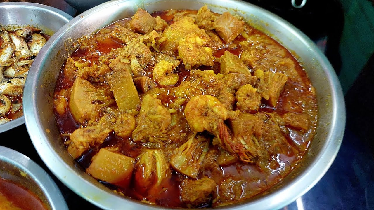 অনুষ্ঠান বাড়ির মত স্পেশাল মশলা দিয়ে দুর্দান্ত স্বাদের এঁচোড় চিংড়ি😘🥰😍echor chingri/bengali recipe