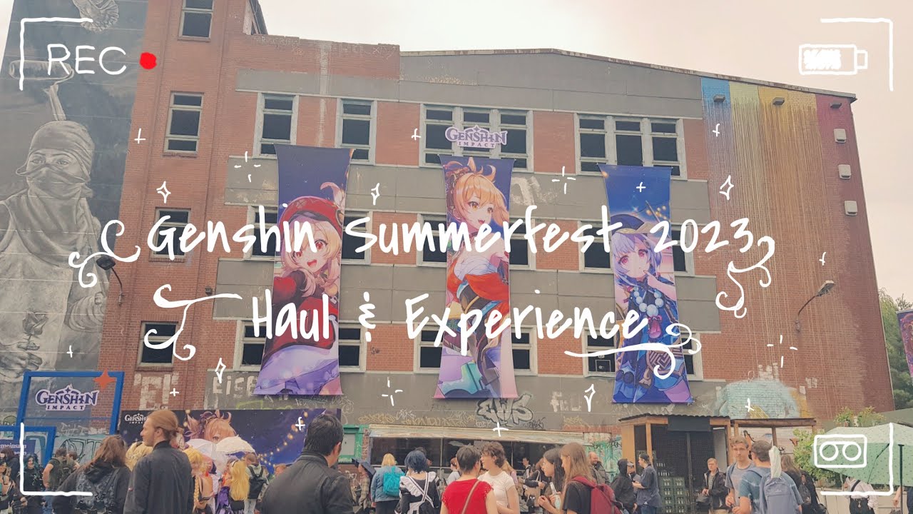 ♡︎ Genshin Impact Summerfest 2023 Haul and Experience ♡︎
