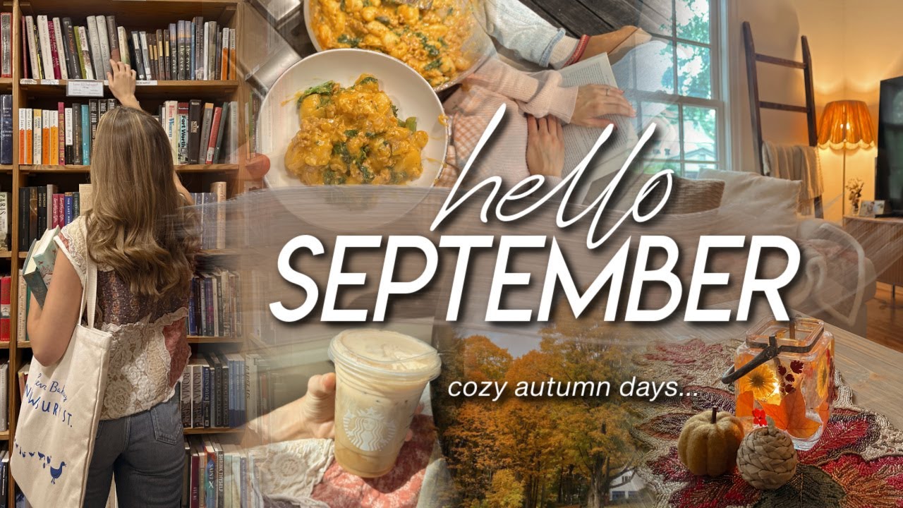 AUTUMN DAYS | errands, cozy home projects, making lanterns, pumpkin baking, & thrifting 🍂☕️🧸
