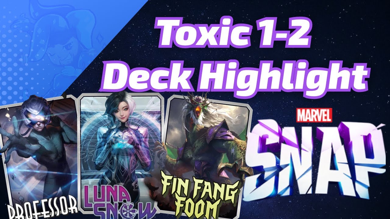 Fin Fang Foom Professor X is a TOXIC 1-2 Punch | Marvel SNAP Deck Highlight