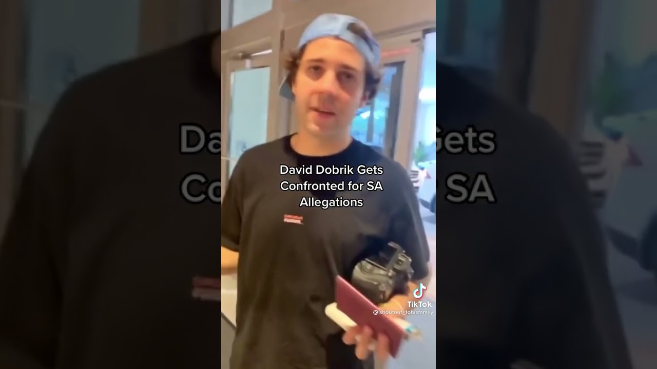 David Dobrik gets confronted for SA Allegations