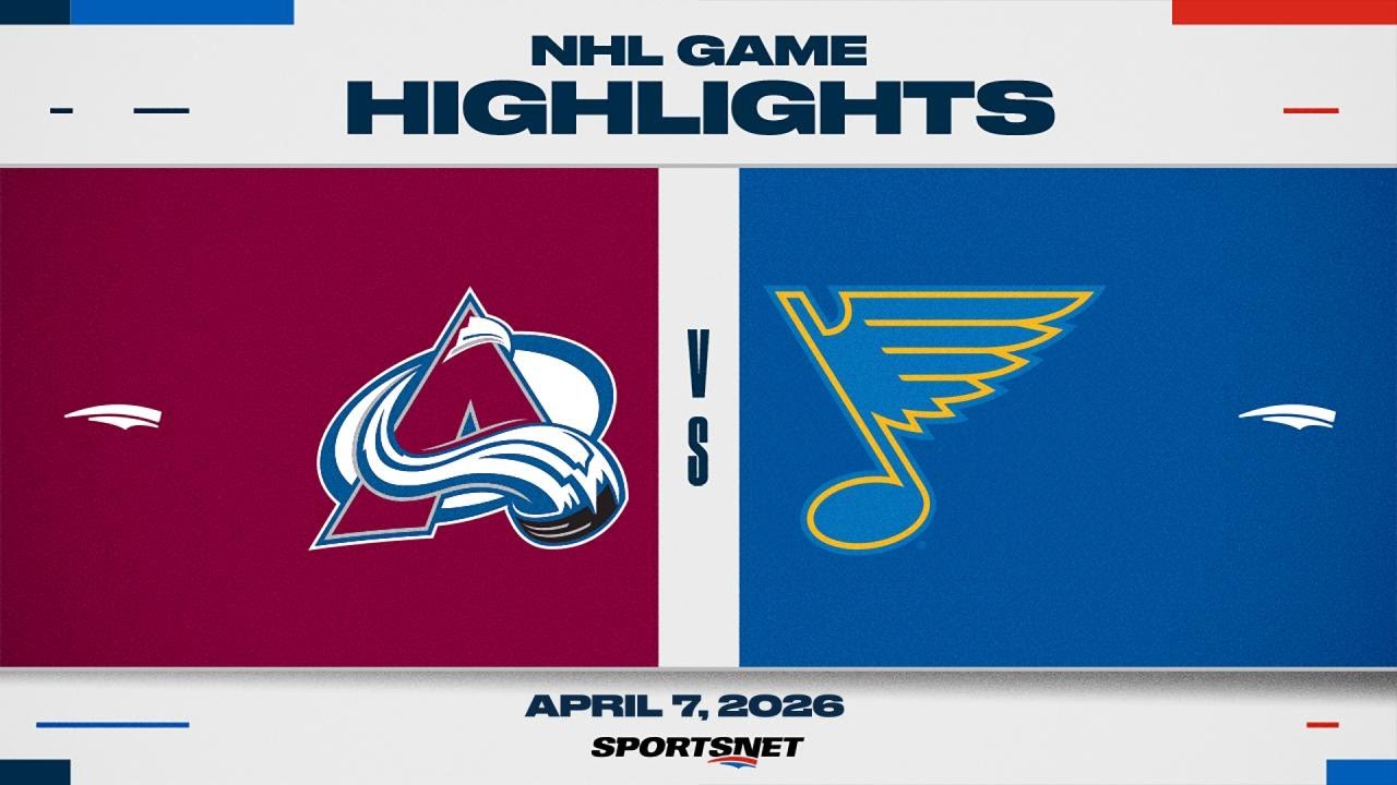 NHL Highlights | Avalanche vs. Blues - April 7, 2026