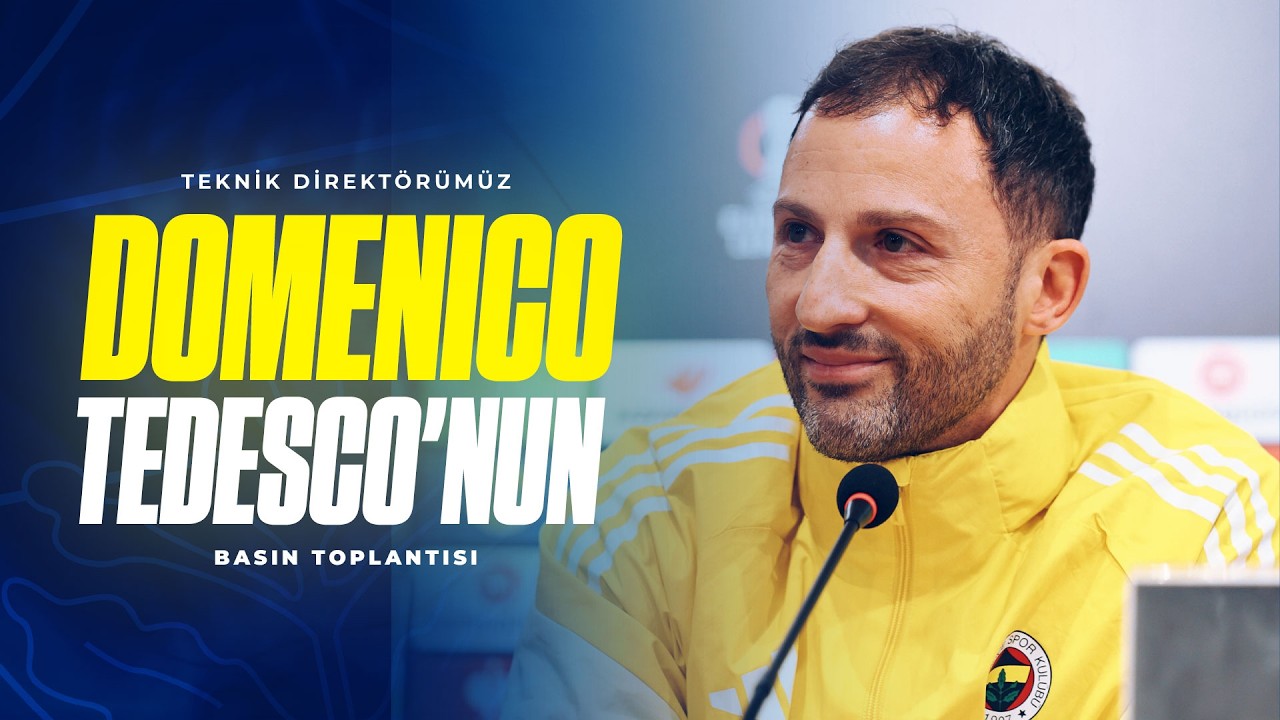 🔵 CANLI | Teknik Direktörümüz Domenico Tedesco'nun Nottingham Forest maçı öncesi Basın Toplantısı
