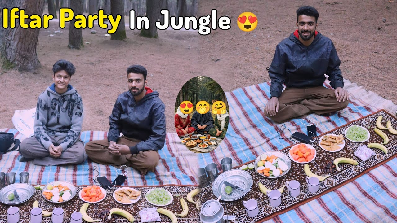 Iftari Party With Kashur Boi & Family In Jungle 😍 Leopard Dekh Liya 😮