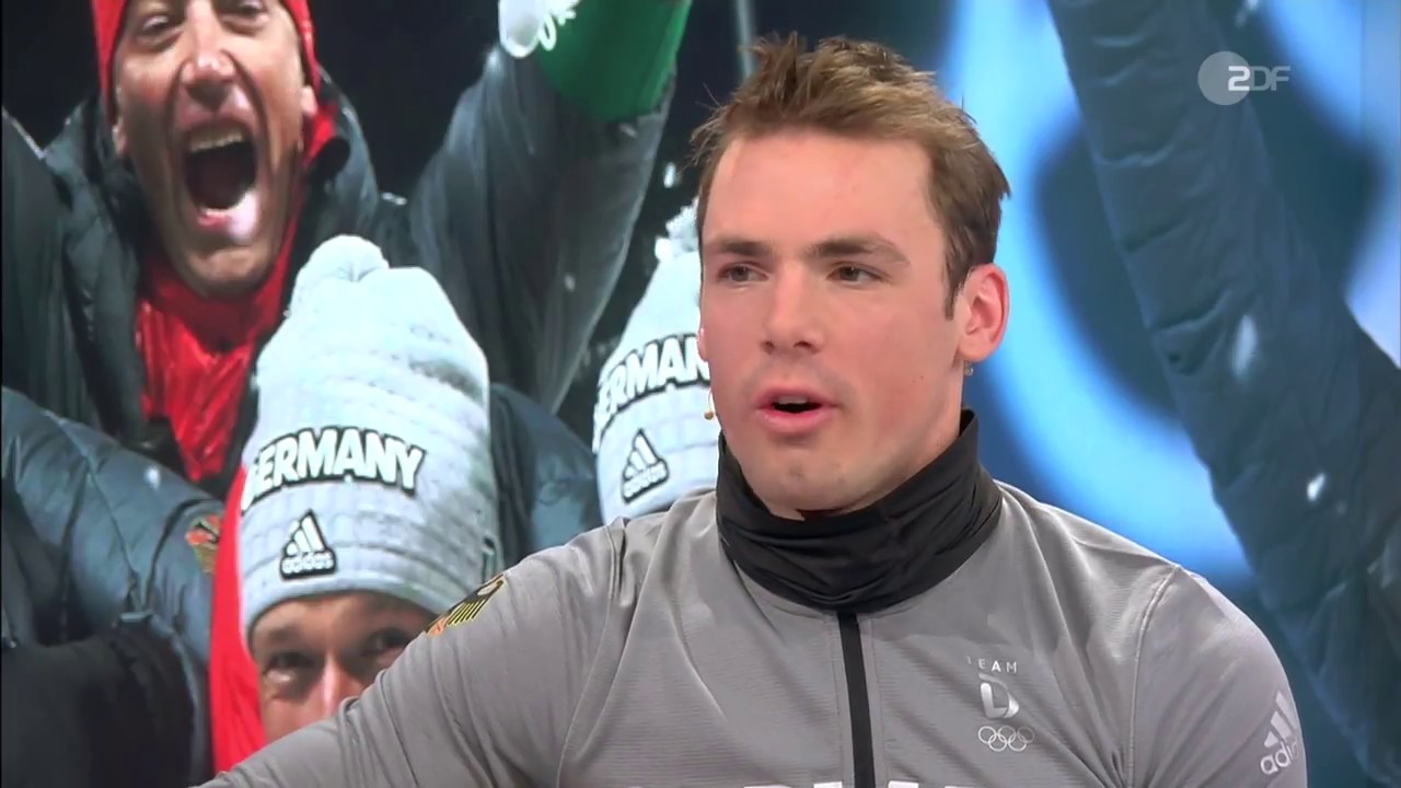 OG-2018. Simon Schempp in studio after mass start