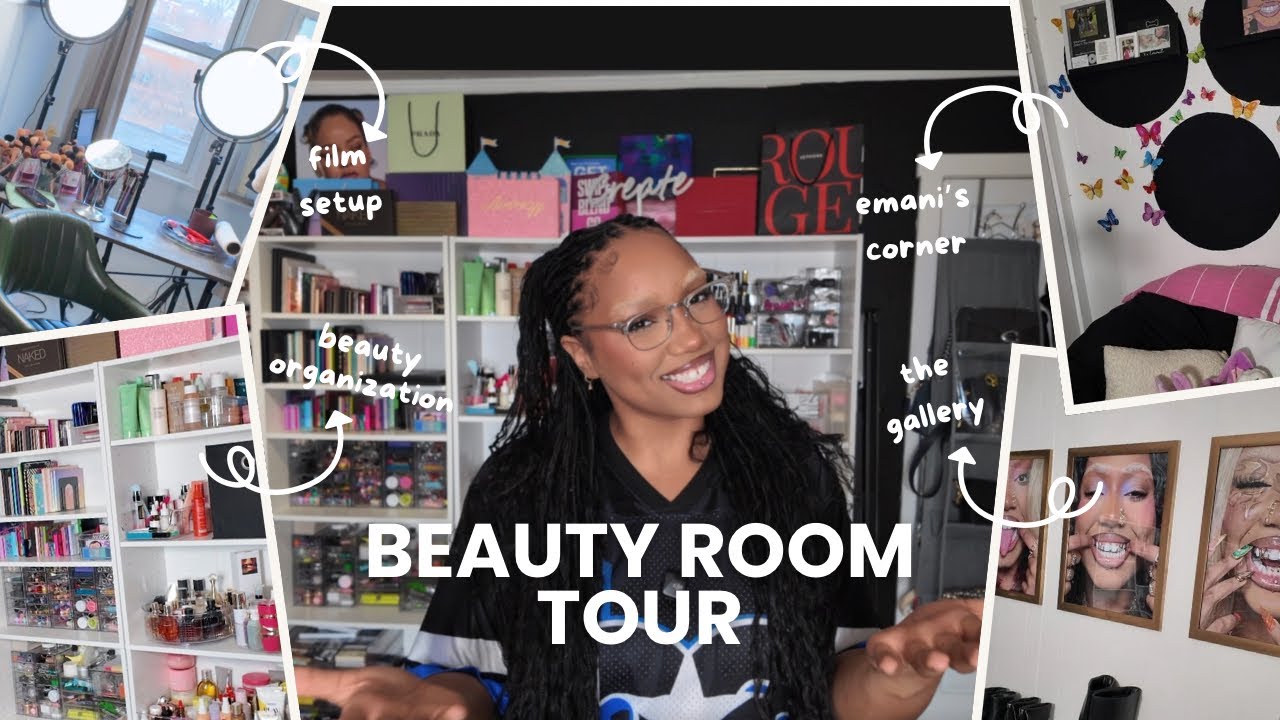 Beauty Room Tour 2025 | My Makeup Collection + Filming Setup + More