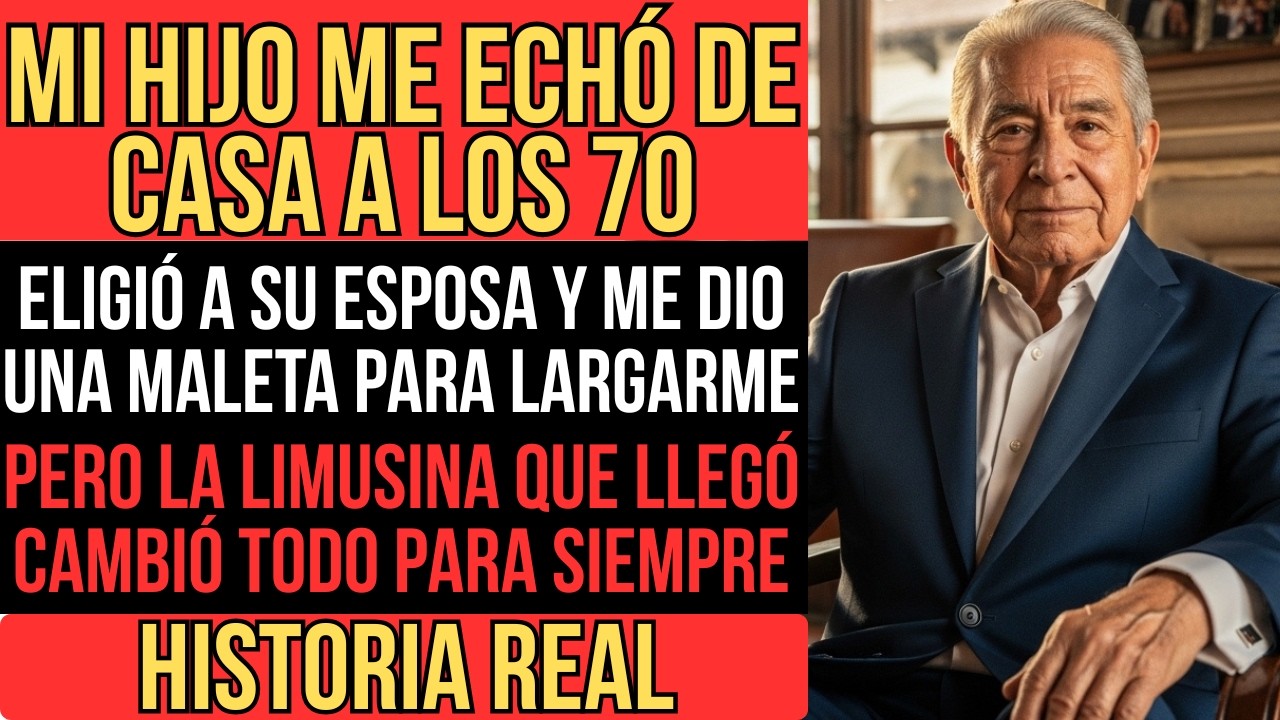 MI HIJO ME ECHÓ DE CASA, PERO CUANDO VIO LA LIMUSINA QUE LLEGÓ POR MÍ, SU SONRISA DESAPARECIÓ...