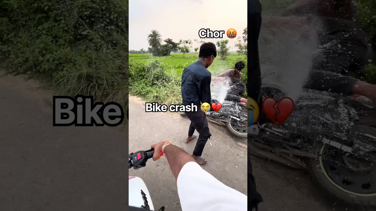 Bike chor 😭💔 #trendingvideo #viralvideo #automobile #trending #viral #rider #police