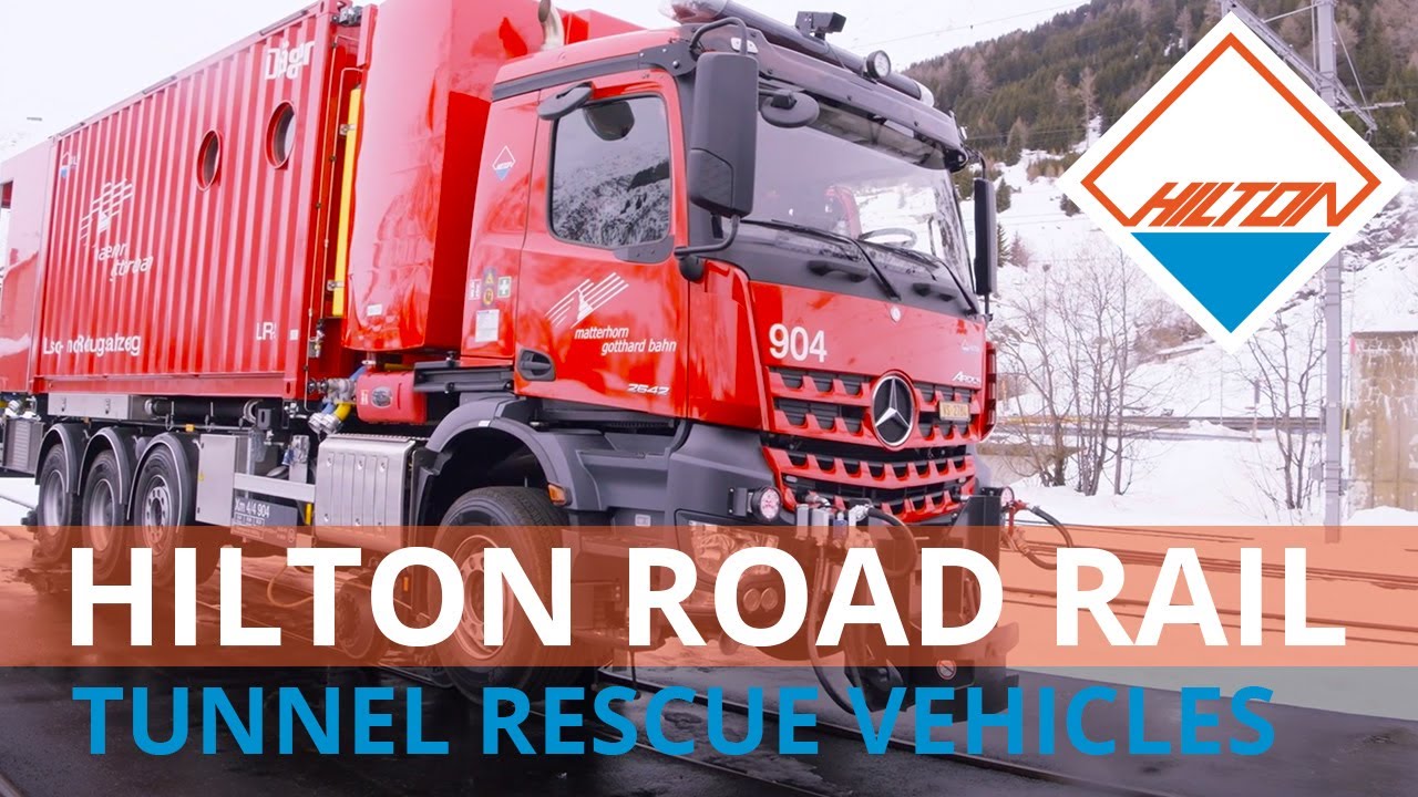 Hilton Road Rail Tunnel Rescue Vehicles MG Bahn