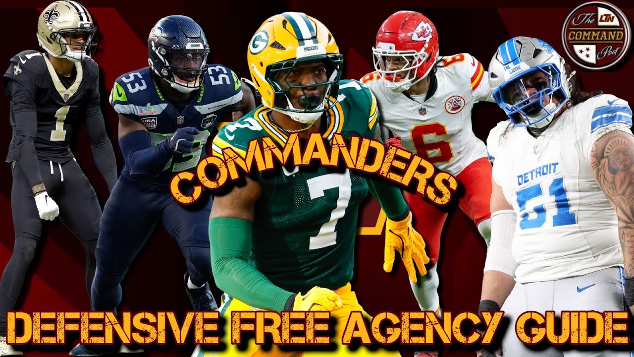Command Post LIVE! | Commanders DEFENSIVE Free Agency Preview❗Targets & Which MOST Likely To Sign?